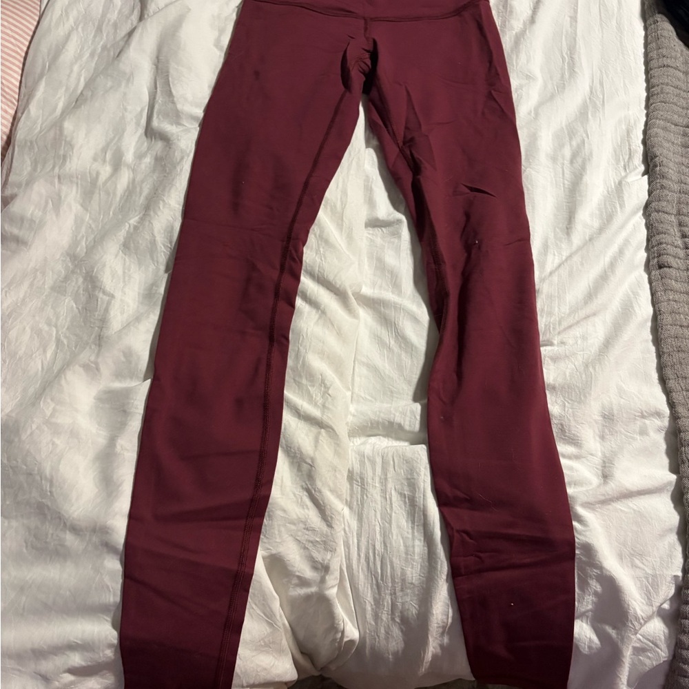 Maroon lululemon  Leggings
